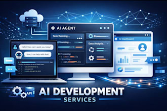 develop ai website, ai chatbot, crm, ai web application, ai software developer