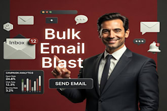 send email cold email marketing bulk email blast email campaign