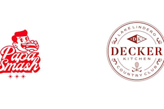create food logo, cafe, brand kit, and restaurant branding