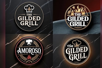 do restaurant, bakery, fast food, fries, bbq, food truck or 3d food logo design