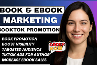do booktok promotion, book marketing and ebook marketing