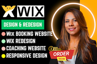 design wix booking website redesign for coaching website design and salons