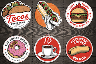 design amazing logo for restaurant, food, BBQ menu design
