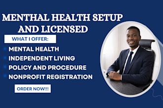 set up and license mental health, charity and independent living homes