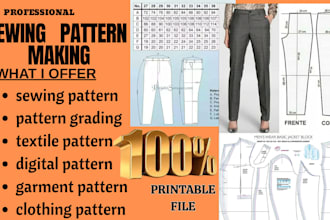 be your professional sewing pattern making and grading