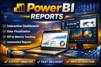 design powerbi reports and dashboards