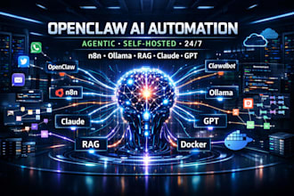 clawdbot moltbot docker n8n ai automation claude open claw rag agents ollama gpt