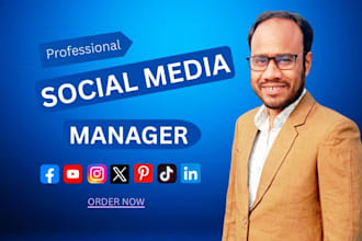 be your social media marketing manager and content creator