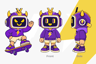 a professional mascot character for your brand