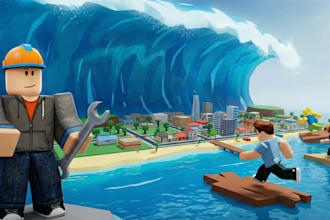 create escape tsunami for brainrots, escape the tsunami, roblox game development