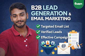 do collect b2b niche targeted email list and email markting for business