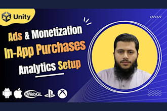 set up unity ads, admob, in app purchases and analytics