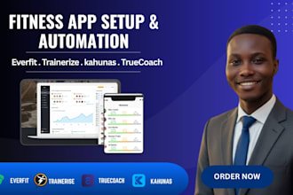 setup and upload workouts plan on trainerize truecoach everfit kahunas