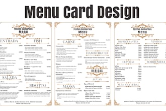 design modern restaurant menu, food menu, menu card design