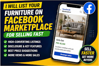 create high converting facebook marketplace listings that sell fast