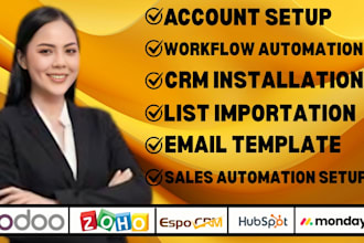 automate hubspot, zoho, odoo, espo crm lead management to stop missed follow up