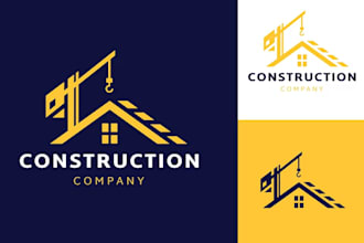 create construction, handyman, home remodelling, cleaning, hvac, fence logo