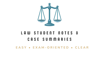 provide easy law notes and case summaries for llb students