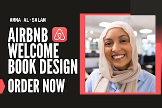 design welcome book for your rental, ebooks, airbnb welcome book design and pdfs