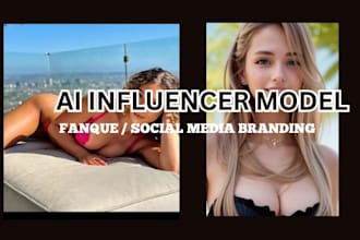 ai influencer for models onlyfans fanque ai product ai avatar design