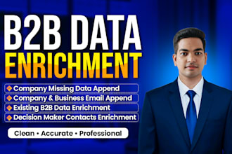 b2b data enrichment, lead append, CRM data entry, lead generation