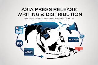 distribute PR to premium media sites in singapore, vietnam, japan, and malaysia