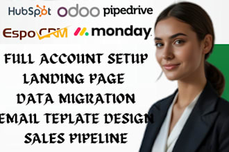 fix and automate hubspot, odoo, pipedrive, and espo crm workflows to save time