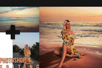 do retouching ,photo manipulation