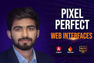 develop modern, responsive angular frontend applications