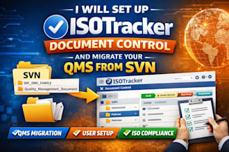 set up isotracker document control and migrate your qms from svn