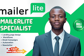 set up mailerlite newsletter mailerlite workflow mailerlite landing page