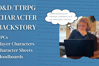 write your dnd characters or npcs backstories