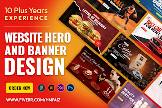 design professional website banners and hero sections that convert