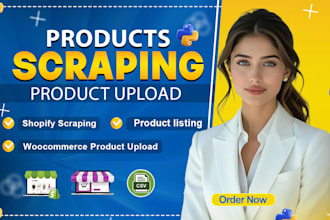 scrape products for shopify and woocommerce product upload