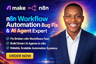n8n workflow n8n bug fix n8n ai agent n8n automation jobber crm ai receptionist