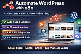 automate wordpress with n8n for ai content,SEO posting workflows, publishing bot