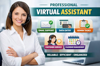 be your virtual assistant for email and chat support