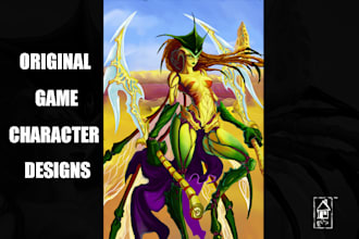 create custom  character and creature design