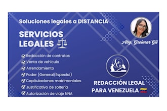 redacción legal  para trámites en venezuela