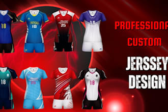 do custom jersey design or sublimation gaming jersey and jersey design