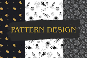design high quality logo patterns and seamless patterns