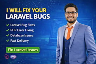 fix laravel bugs, errors, and website issues