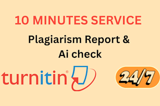 plagiarism check and similarity report with ai content detection in 10 minutes