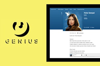 publish and format your lyrics on genius professionally