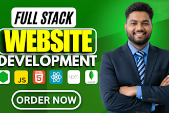 be your full stack developer, node js developer and backend developer