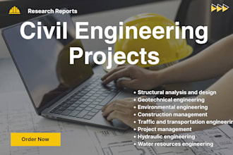 assist in civil engineering analysis and technical reports