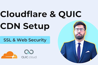 setup cloudflare, quic CDN, fix SSL and dns issues