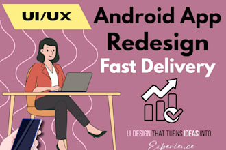 design modern android app UI UX design in figma