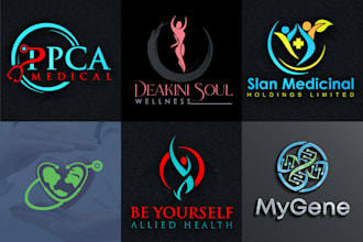 design mental health medical wellness yoga fitness counseling and coaching logo