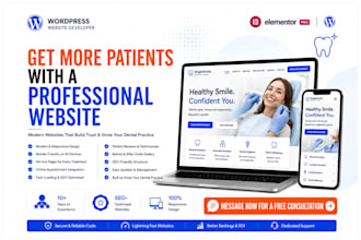 create, design dental clinic, dentist website